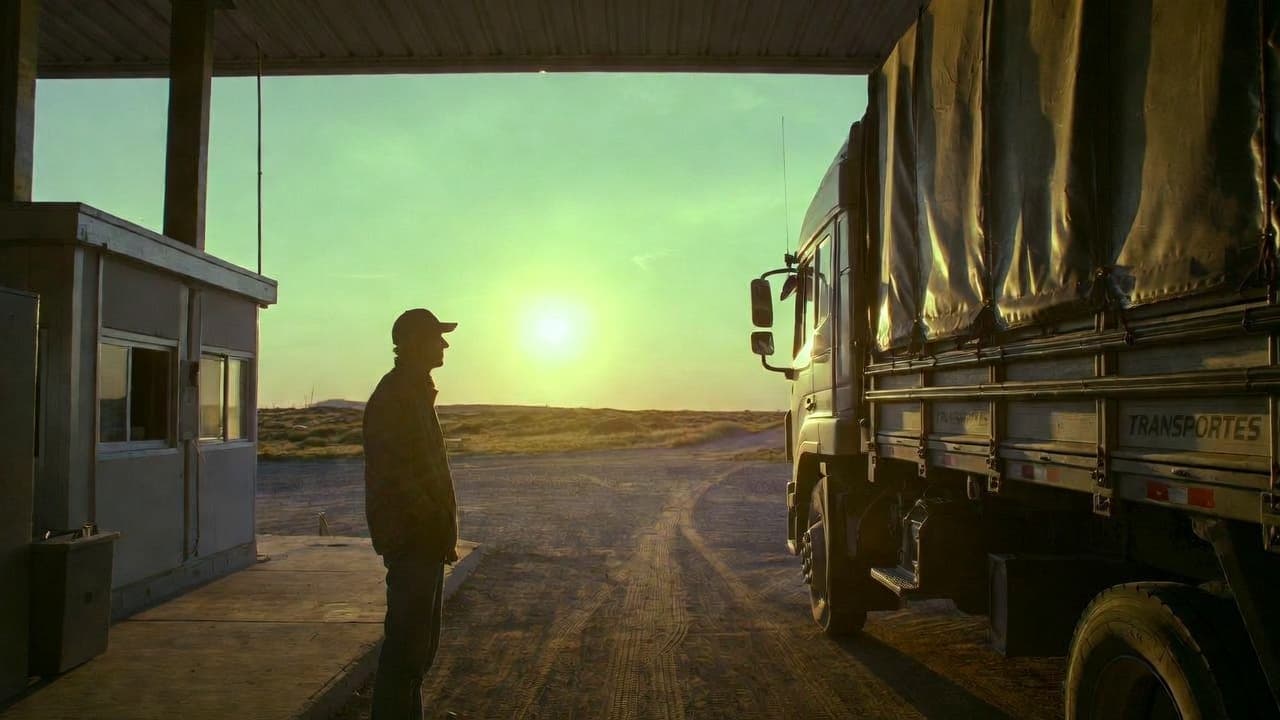 Camión de transporte en ruta argentina